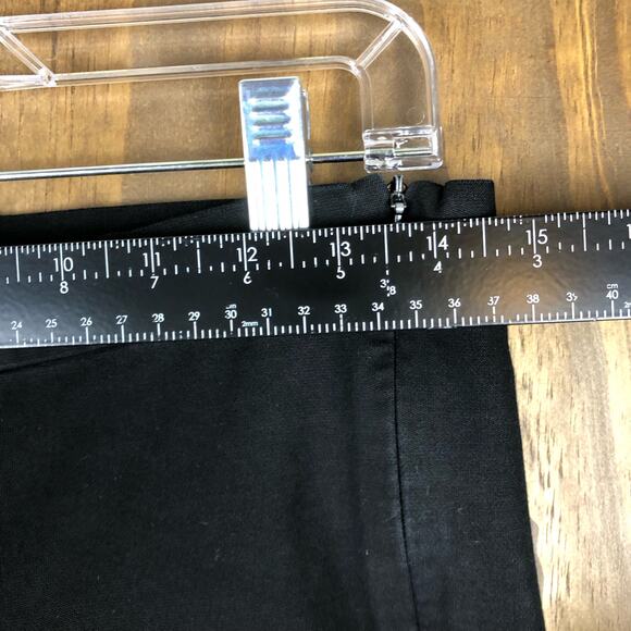 Banana Republic Women Pants Black Devon Ankle Side Zip Pull on Stretch 8 - Picture 4 of 11